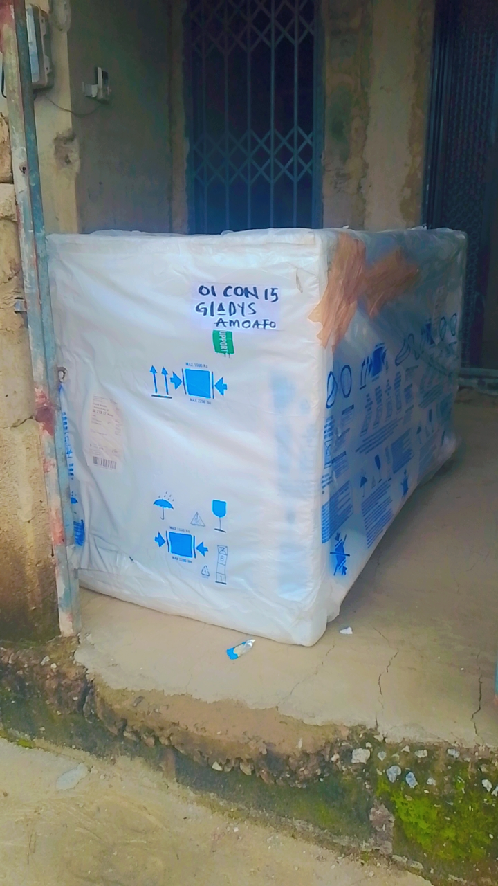 Cargo stacked for Ghana delivery