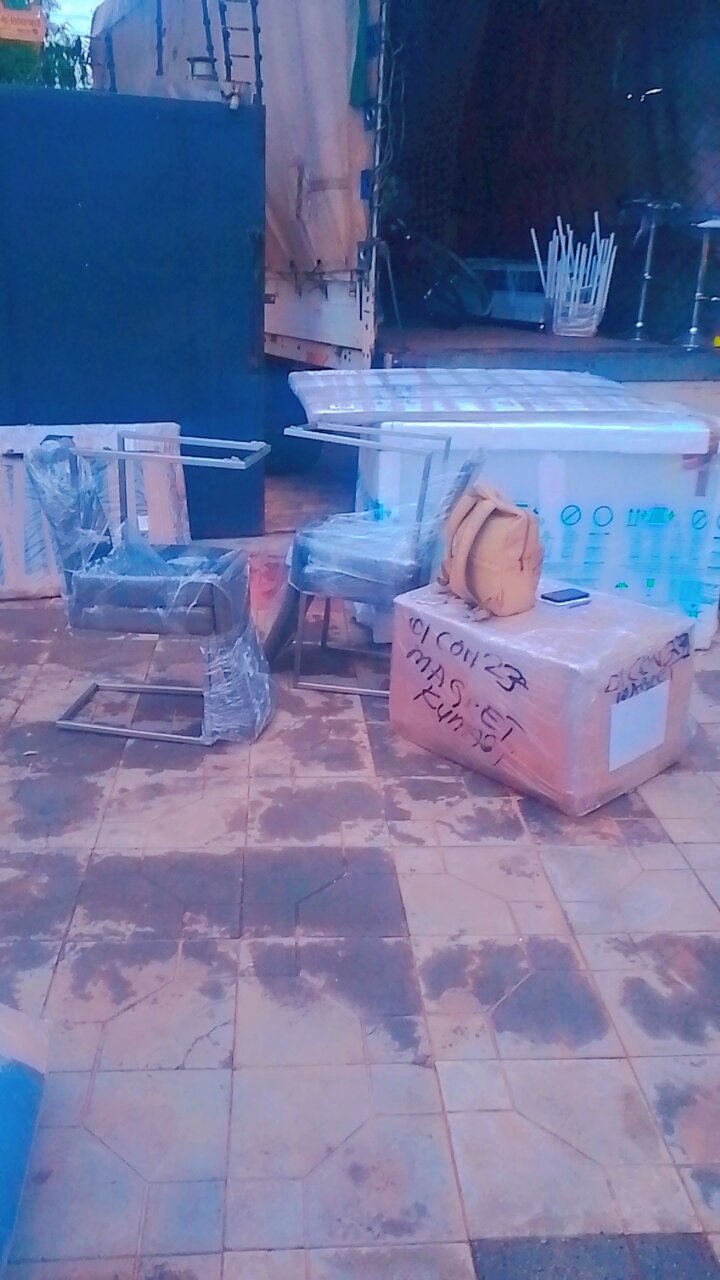 Packed cargo ready for shipping