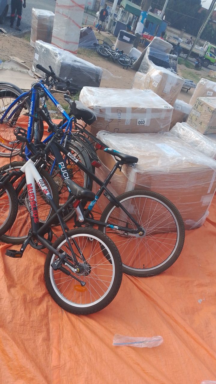 Organised freight in storage